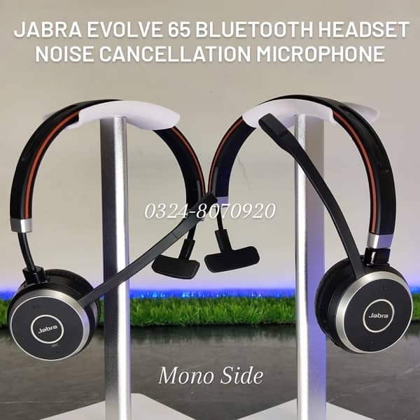 Jabra Evolve 65 Bluetooth Headphone For Meetings Calls Skype Zoom 2 85 5