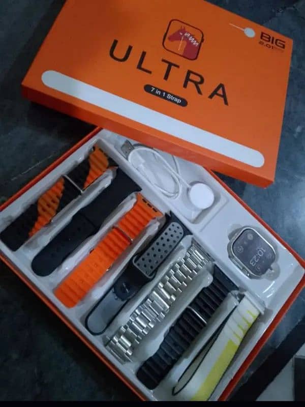 new  ultra watch power full battery and wear less charge 4