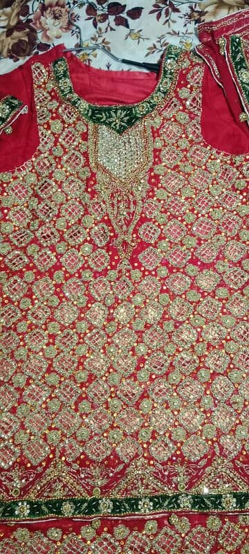 red lehnga set for weddings 2