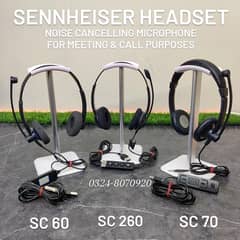 Sennheiser SC60 SC70 SC75 SC160 SC260 Wired Headphone Headset Meetings