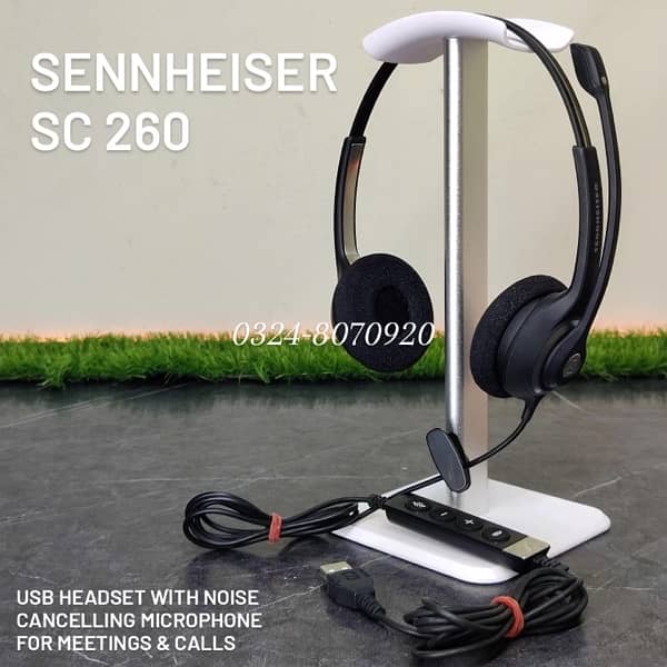 Sennheiser SC60 SC70 SC75 SC160 SC260 Wired Headphone Headset Meetings 2