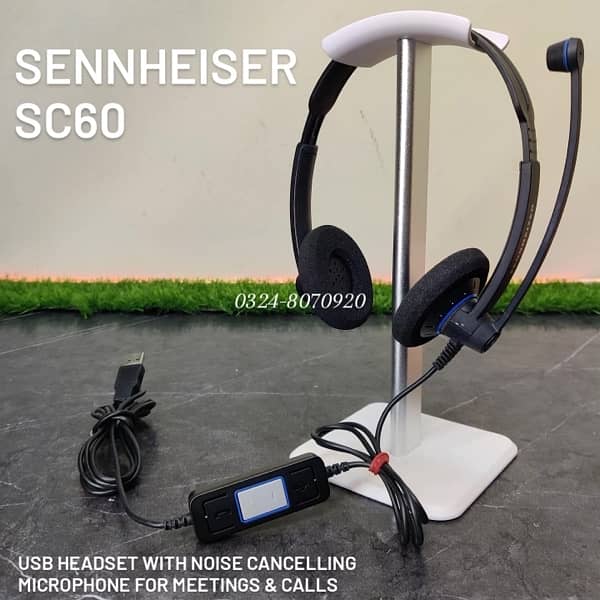 Sennheiser SC60 SC70 SC75 SC160 SC260 Wired Headphone Headset Meetings 3