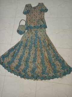 sea green lehenga