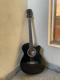 semi acoustic guitar+Capo+strings+pick