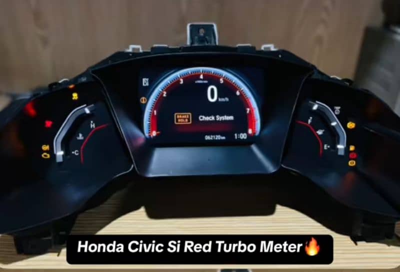 civic auto LCD meter RS turbo 1