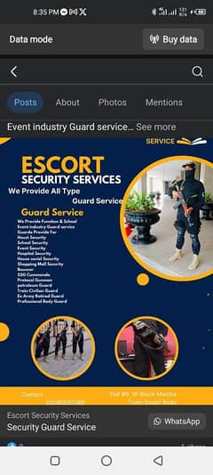 need secuirty guards   end boday gurads