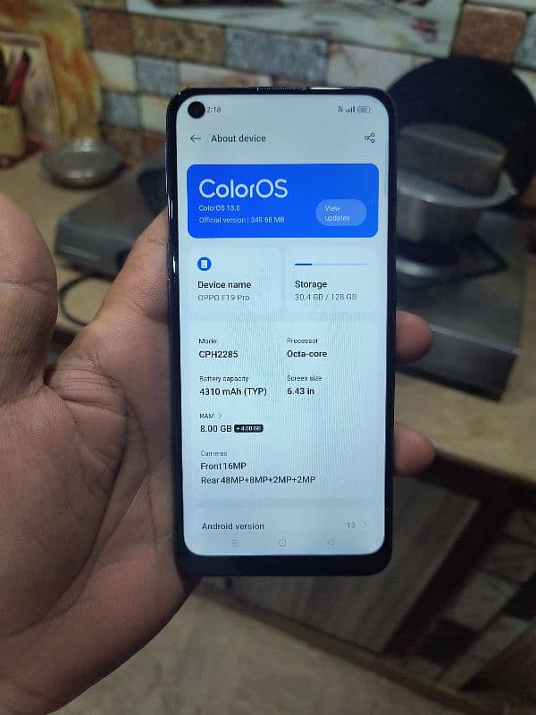 OPPO f19 pro 8+4/128 gb 1