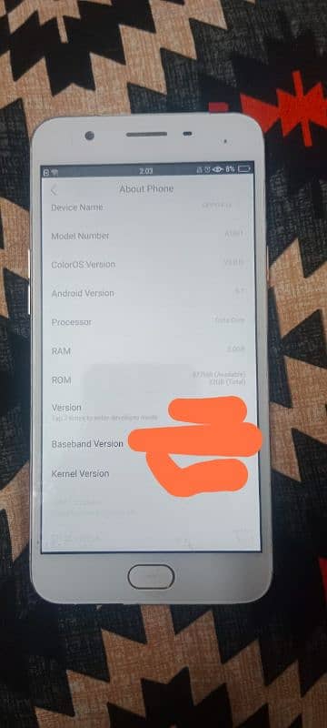 oppo f1s in new condition 3