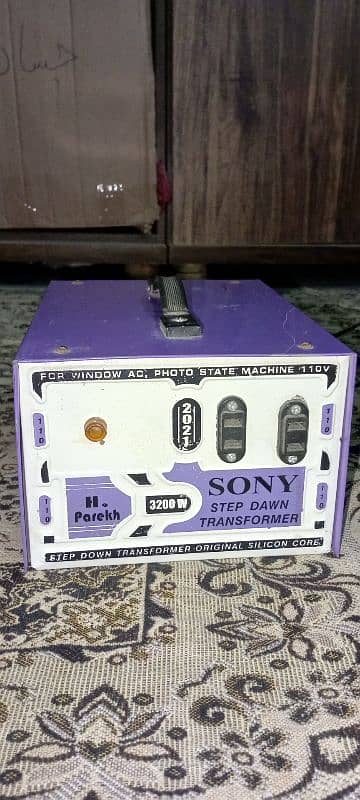 Sony step dawn Transformer converter 110v Good Quality 6