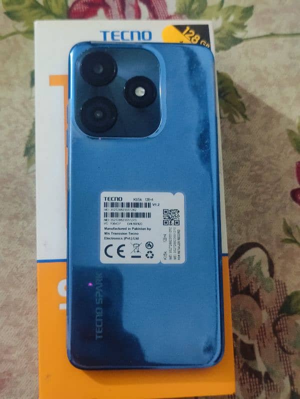 Tecno Spark 10c full box with charger 0