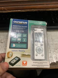 olympus digital voice recorder dm-770 with 3 mic