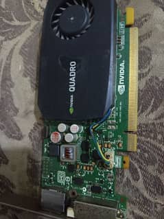 Nvidia quadroo 1 GB 128 bit graphics card