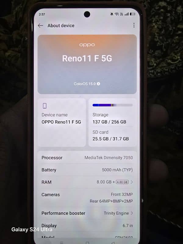 Oppo Reno 11f 5G Just 3 month use 1