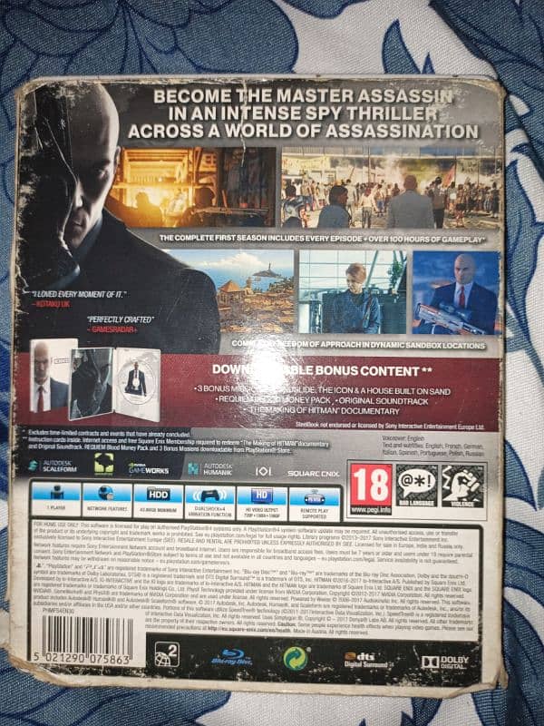 Hitman 1 Steelbook Edition - PS4 For Sale 1