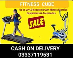 RAMZAN OFFER (DELIVERY FREE) COD. SLIGHTLY USED UAE IMPORTED TREADMILL