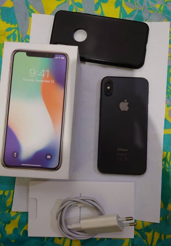 iPhone X 256gb 92% Health complete box PTA Sale Exchange 1