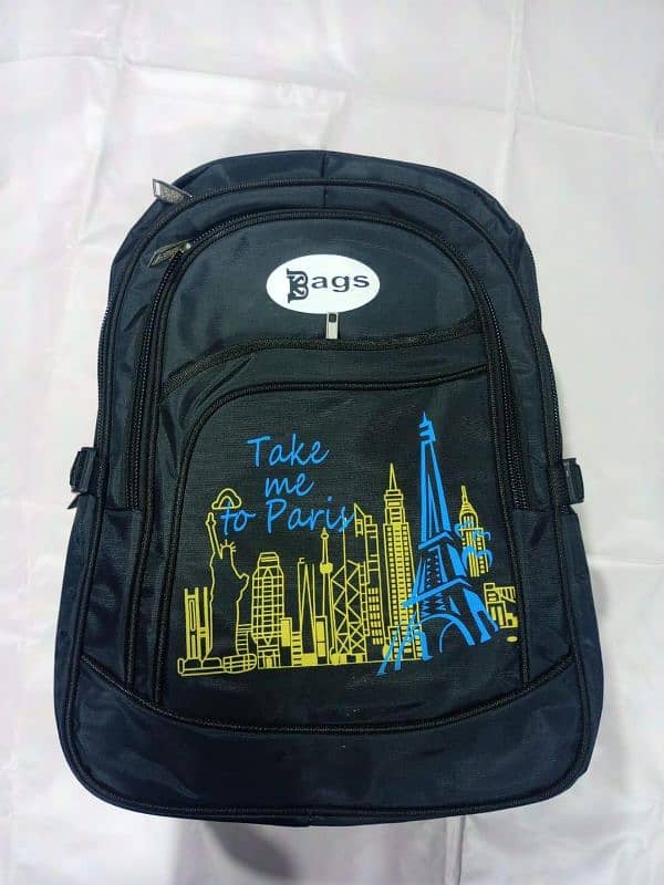 Stylish Printed Parachute School Bag for Boys & Girls - 1 Pcs 2