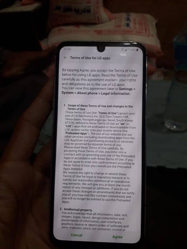 LG v60 5g PTA ha 6