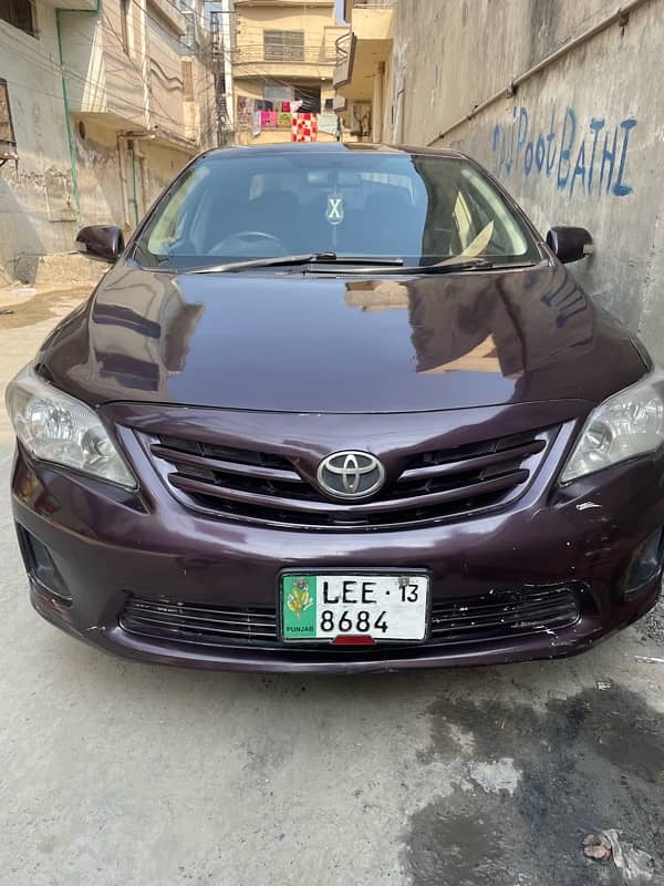 Toyota Corolla XLI 2013 2