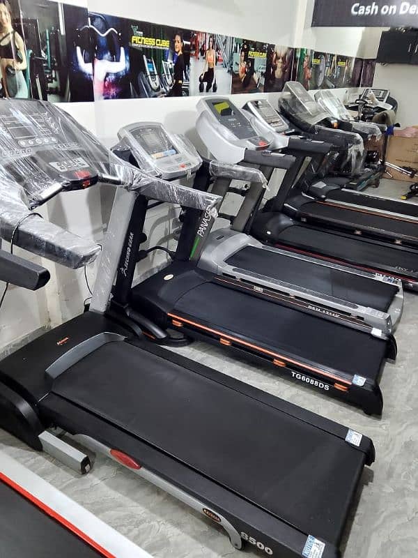 SLIGHTLY USED TREADMILLS, STARTING RANGE FROM 45K TO 180K. 8