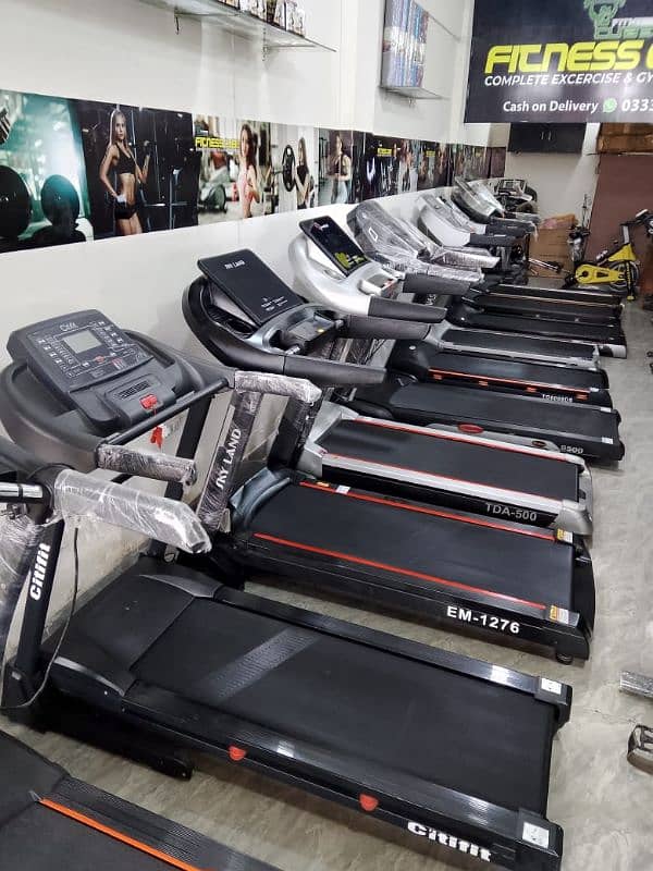 SLIGHTLY USED TREADMILLS, STARTING RANGE FROM 45K TO 180K. 19