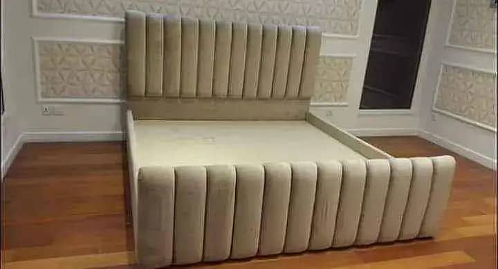 simple double bed king size all colors available 3