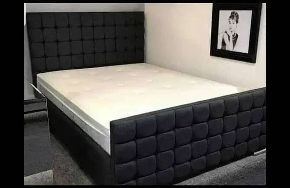 simple double bed king size all colors available 8