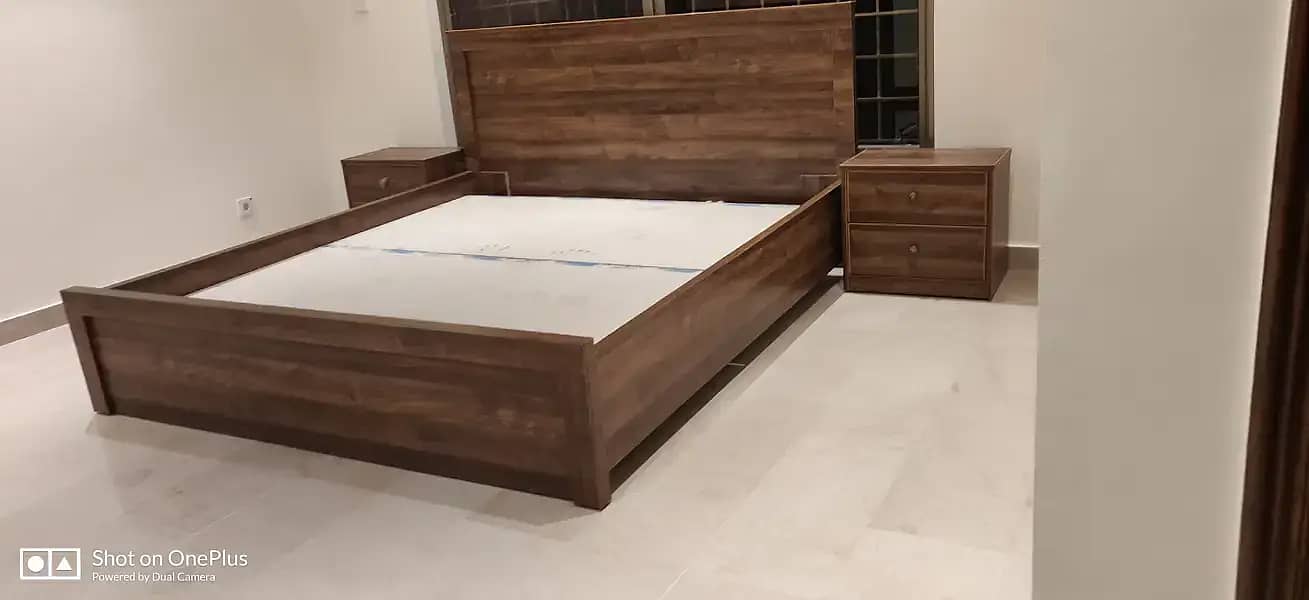 simple double bed king size all colors available 11