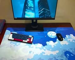 Gaming Setup PC + Monitor LED + Mouse + Keyboard + Headset + Mousepad