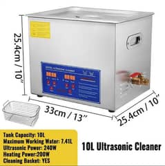 10L ultrasonic cleaning machine