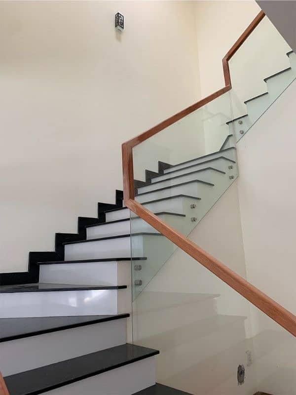 Glass Railing, Aluminum window, shower cabin, Tensile sheds 11