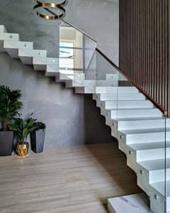 GLASS STAIR RAILING TARESS RAILINGS and Balcony TARESS RAILINGS