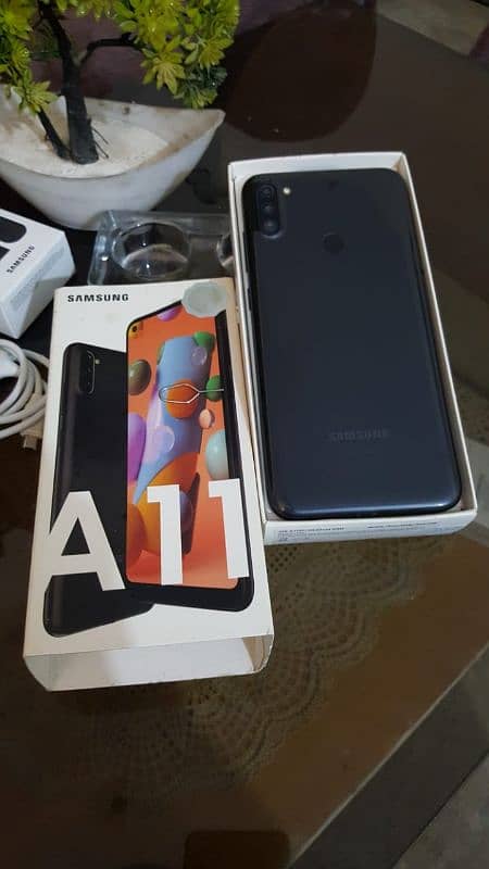 Samsung A11 Condition Very Good With Box And Cabel Dual Sim 10/10 0