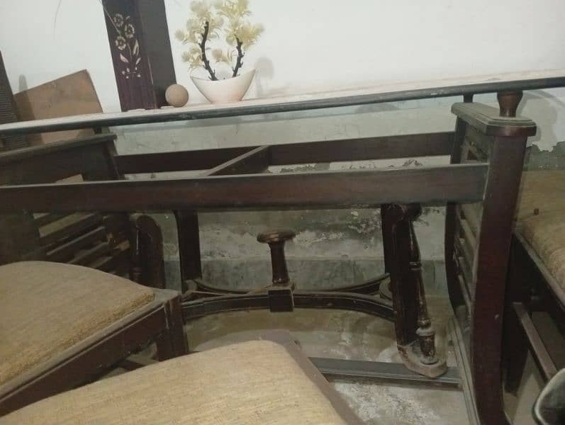 Dinner table with 6 chairs ( premium quality) 2