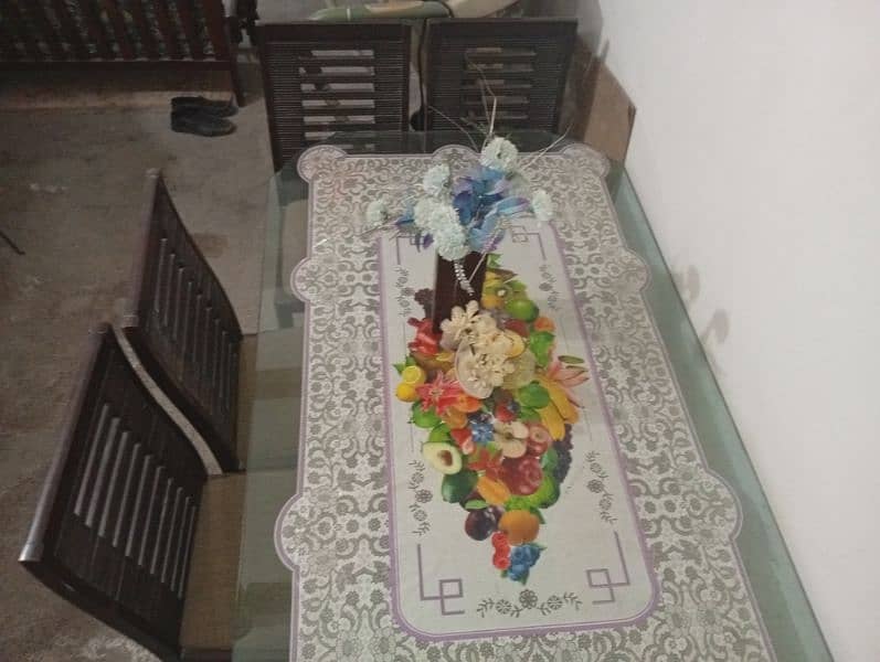 Dinner table with 6 chairs ( premium quality) 4