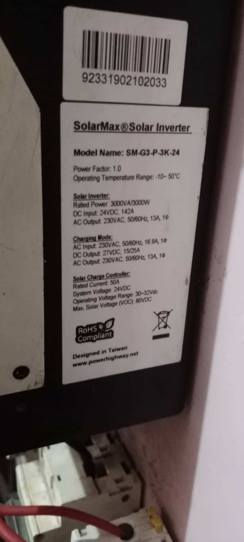 Invertor 3 kw SOLARMAX 1