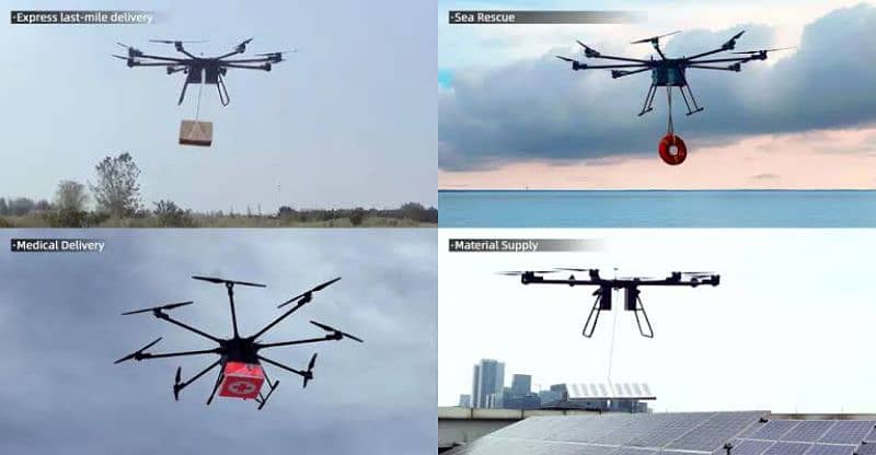 Cargo Drones Heavy Lift Drones VTOL 0