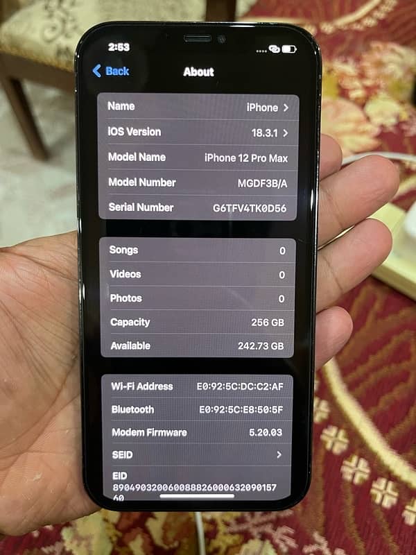 iphone 12 pro max factory unlock 256gb non pta 7