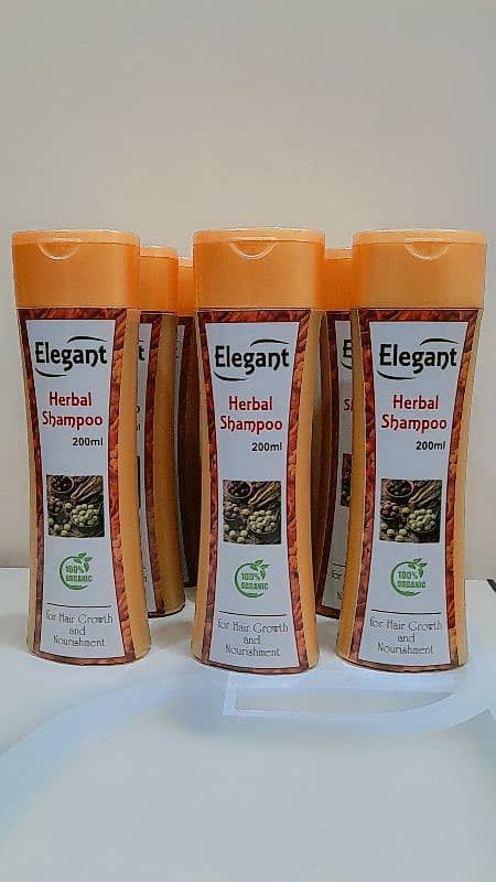 Elegent Herbal Shampoo for Deep neritioment 100% Organic 4