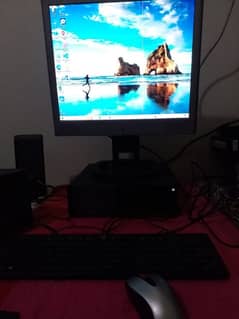 core i3 4th gen PC with mouse keyboard and lcd