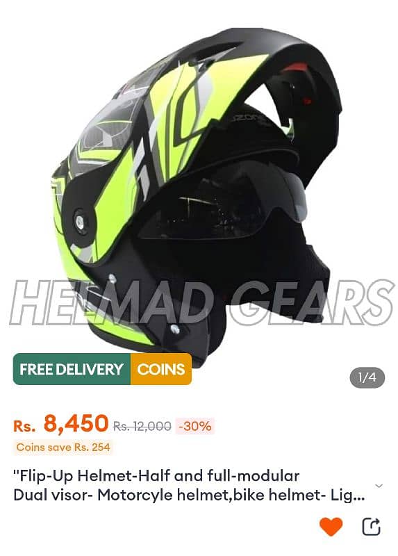 vector Flip Up Modular Helmet On Discount 0