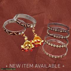 6 PC's Indian design Kara bangles