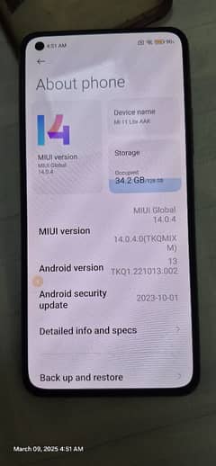 Xiaomi MI 11 Lite for sale