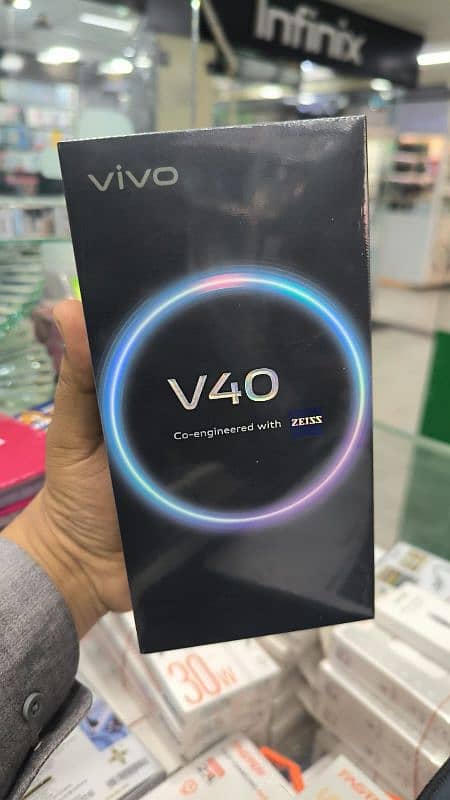 vivo v40 pinpack white colour 0