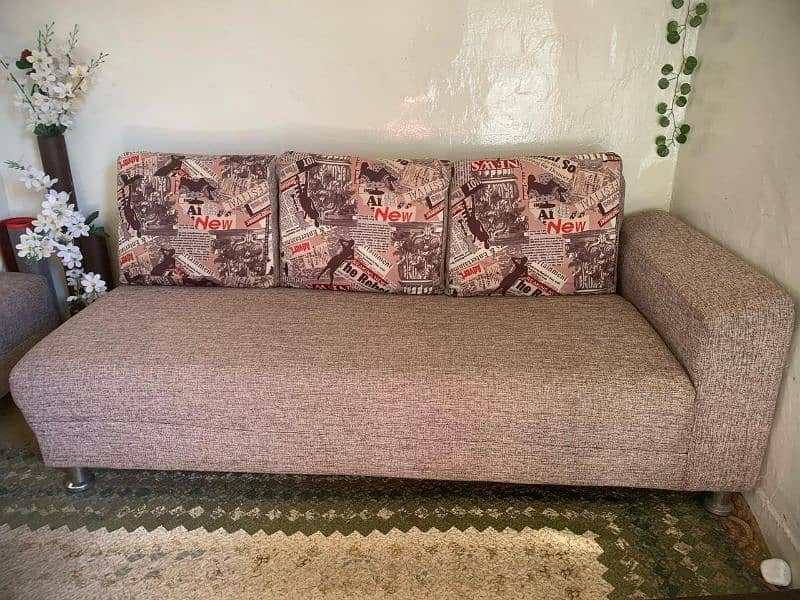 L shape 7 seater Sofa 2