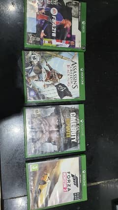 Xbox One Original Discs (FIFA21|CODWW2|AC-BlackFlag|Forza Horizon 2