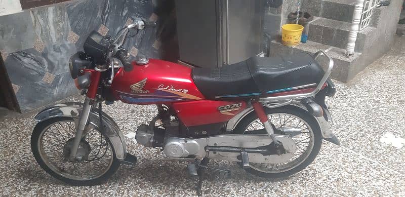 honda cd 70 2009 model good condition (03329513080) 0