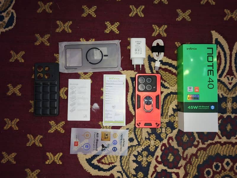 Infinix note 40 R&R (16/256) With box and complete accessories 2