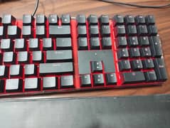 Gaming Keyboard Semi Mechanical Adjustable Breathing RGB Backlight Ul