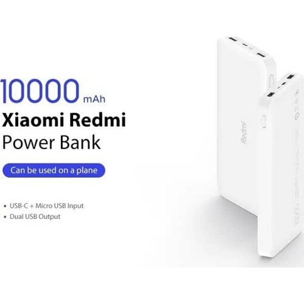 Redmi Original 10000 Mah Power Bank Box Packed Sealed 3